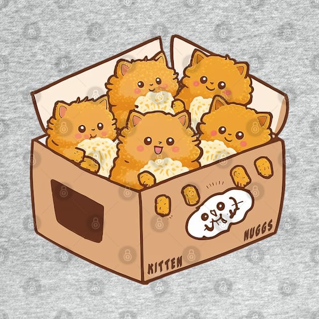 Kawaii Cat Nuggs by Dandzo